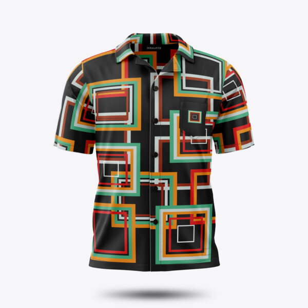 Geometry Camp Collar Shirt